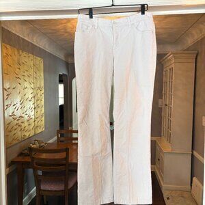 St. John's Bay Ivory Corduroy Pants. Size 6